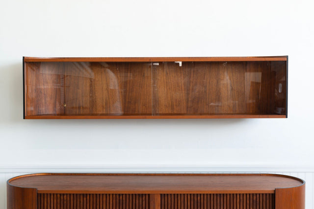 Henry P. Glass for Richbilt Manufacturing Company Cylindra Cabinet with Wall-Mounted Hutch, 1966