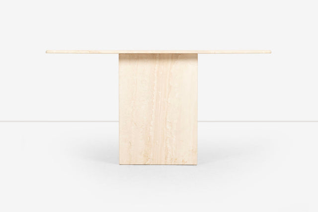 Italian Travertine Console Table in Tuscany Beige