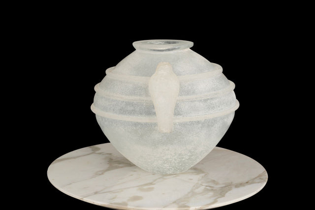 Karl Springer Scavo Murano Glass Vessel by Seguso, 1980s