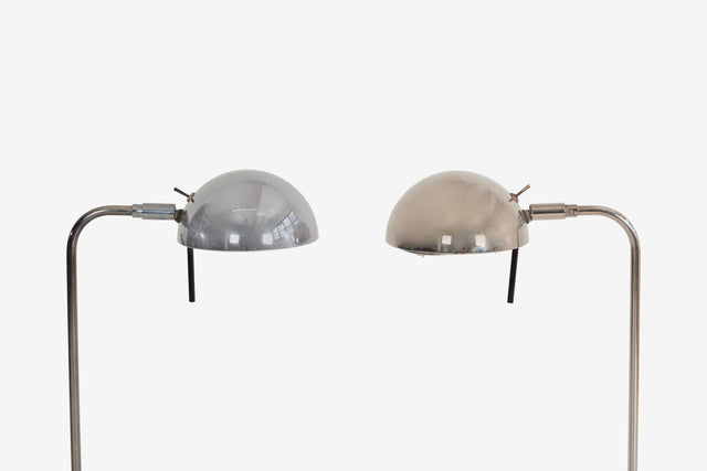 Pair of Floor Lamps by Robert Sonneman for George Kovacs, USA, 1987