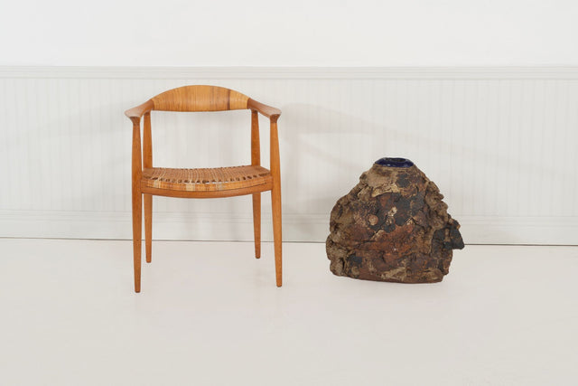 Robert Arneson Monumental Brutalist Stoneware Vessel, 1963