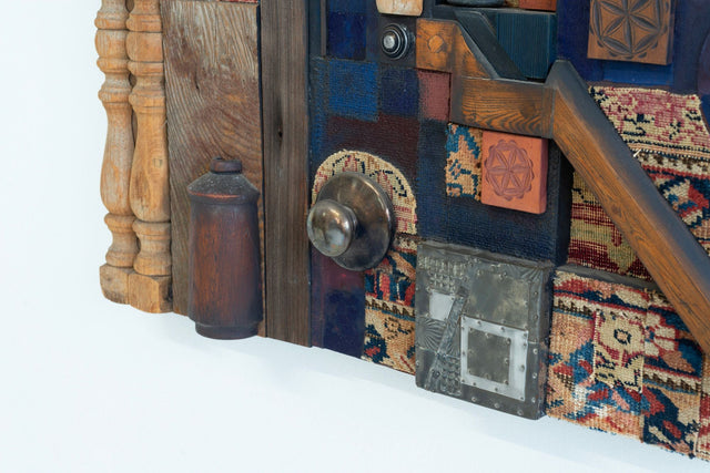 Max Neufeldt “Assembledge” Mixed-Media Assemblage, 1975