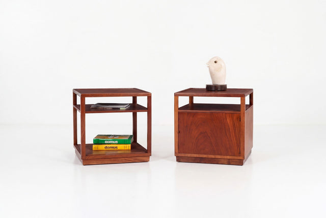 Edward Wormley for Dunbar Pair of Cube End Tables, 1947