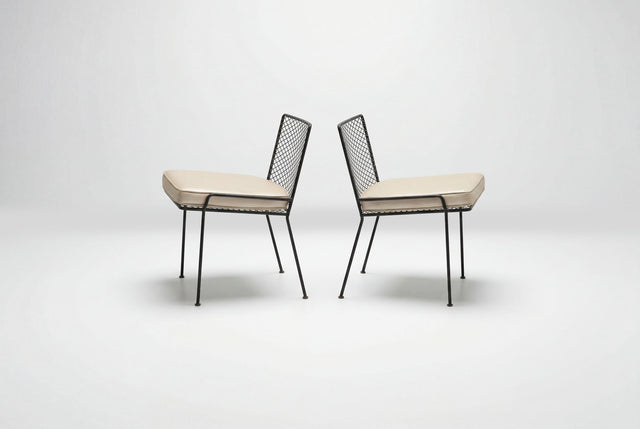 Original Pair of Van Keppel-Green Expanded Metal Series Chairs, Model 872, 1953