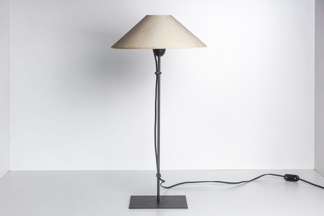 Christian Liaigre Acier Table Lamp