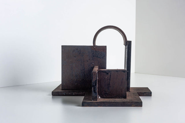 Tony Rosenthal " INGATHERING MAQUETTE" Welded Steel Architectural Sculpture