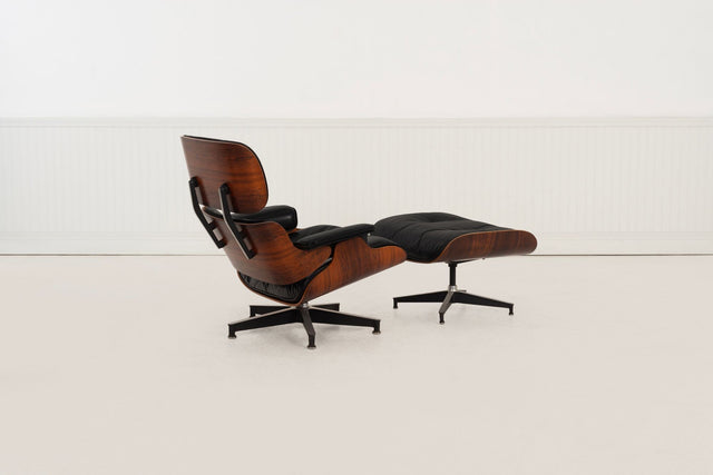 Charles Eames for Herman Miller Lounge Chair and Ottoman in Rosewood 1960c.