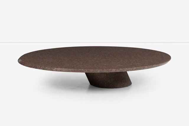 Lucia Mercer for Knoll Custom Sierra Brown Granite Cocktail Table