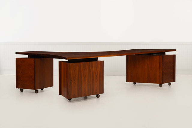 Vladimir Kagan Personal Custom Partner’s Desk, Kagan-Dreyfuss, New York 1950