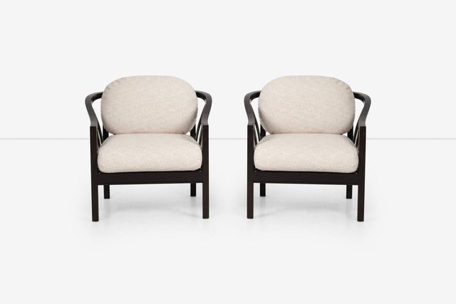 Roger Sprunger for Dunbar Pair of Lounge Chairs 1965c.