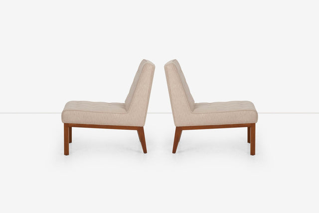 Edward Wormley for Dunbar Pair of Slipper Chairs 1950,s