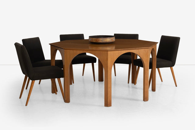 T.H. Robsjohn-Gibbings for Widdicomb Colosseum Dining Table 1956