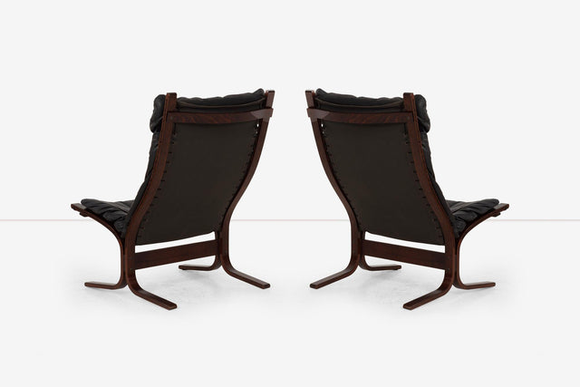 Pair of Siesta Chairs by Ingmar Relling for Westnofa Norway, 1960s