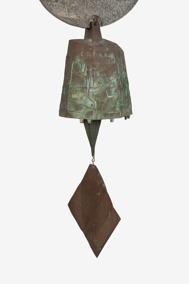 Paolo Soleri Special Order Large 55 inch Brutalist Windbell 1975