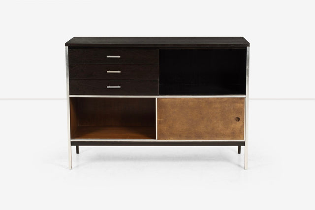 Paul McCobb Storage Unit Custom Matte Blackened Finish