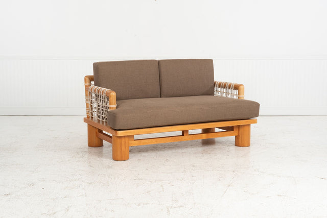 Karl Springer for Karl Springer, Ltd Dowelwood Sofa, c. 1980
