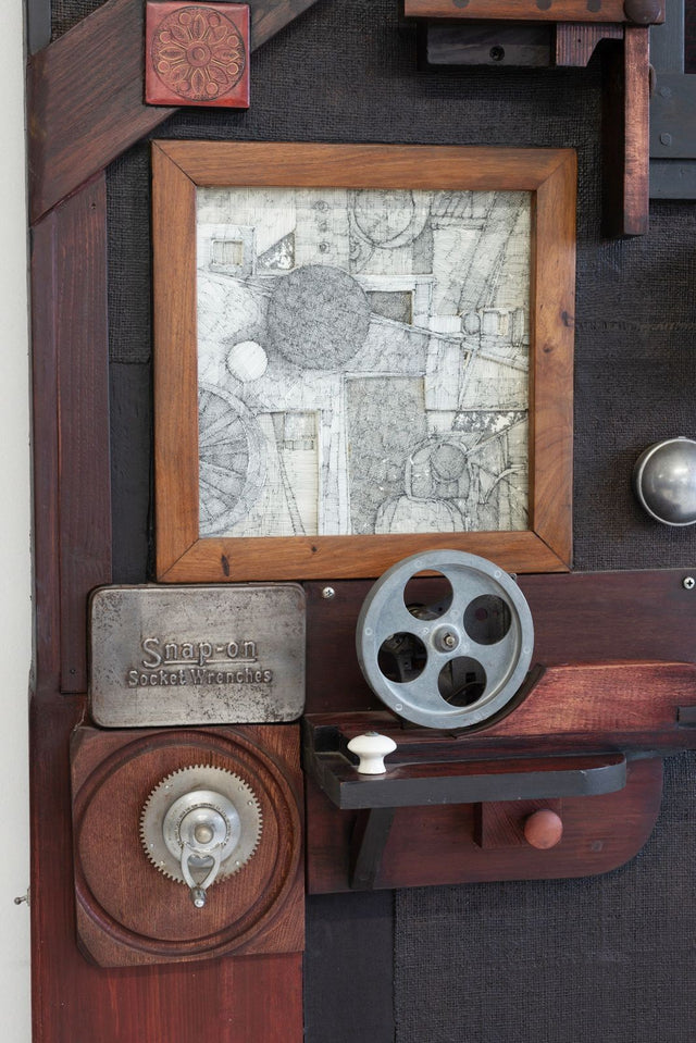 Max Neufeldt & Robert Roan Reliquary of the Heart Monumental Collage / Assemblage