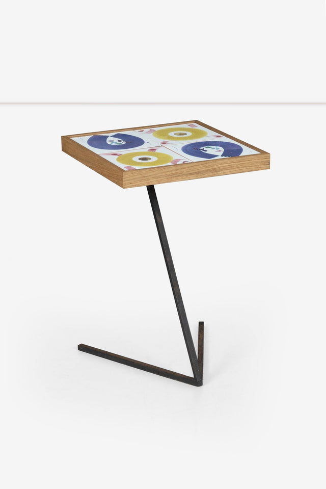Stir Lindberg for Gustavsberg Custom Tile Top Side Table