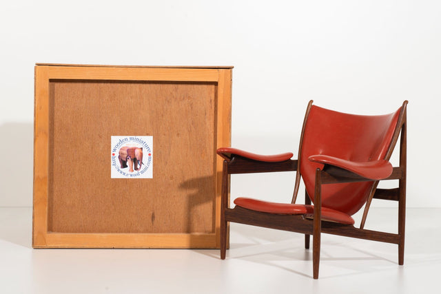 Handmade Miniature of Finn Juhl’s Chieftain Chair, Japan