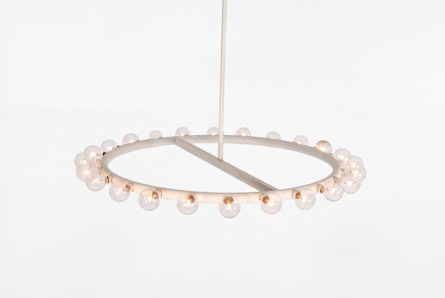 Alvin Lustig Ring Chandelier for Lightolier, c. 1960