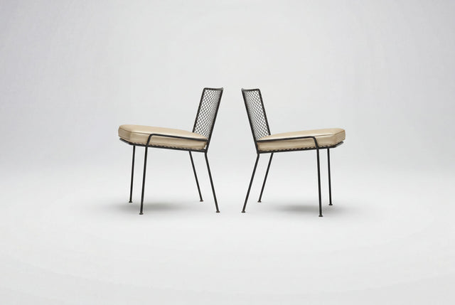 Original Pair of Van Keppel-Green Expanded Metal Series Chairs, Model 872, 1953