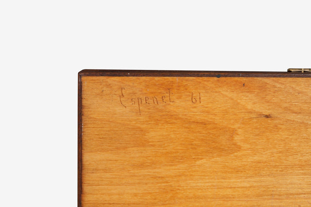Arthur Espenet Carpenter Exotic Walnut Box, 1961