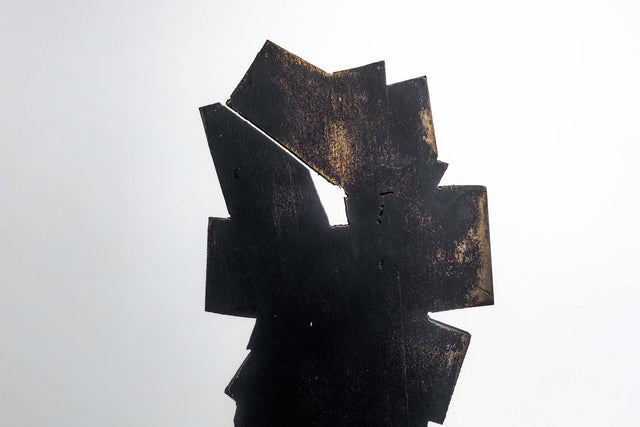 Tony Rosenthal Tabletop Burnished Bronze Sculpture