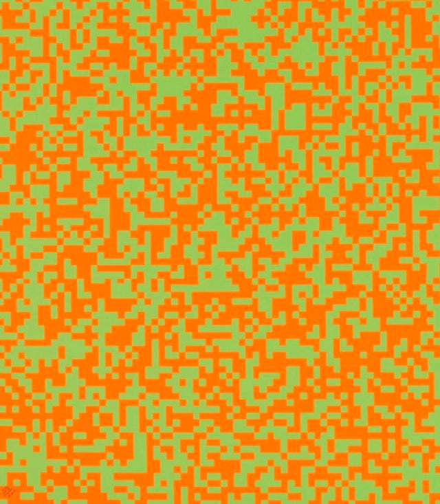 François Morellet 40,000 Carres