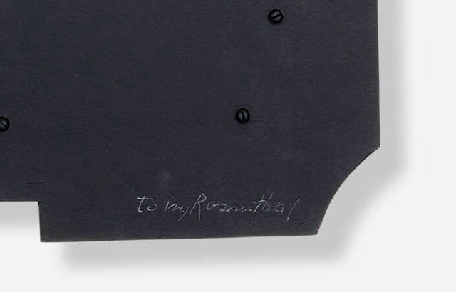 Tony Rosenthal Painted Aluminum Wall Sculpture, 2001