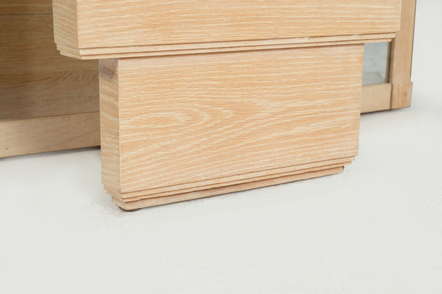 Jay Spectre Console for Century Furniture– Cerused Oakwood 1985c.