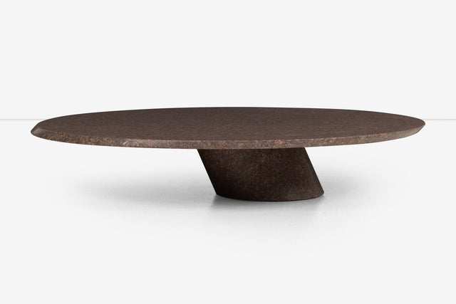 Lucia Mercer for Knoll Custom Sierra Brown Granite Cocktail Table