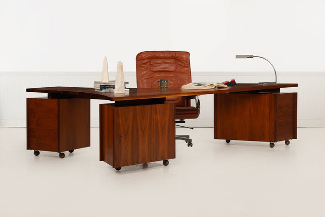 Vladimir Kagan Personal Custom Partner’s Desk, Kagan-Dreyfuss, New York 1950