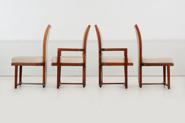 Frank Lloyd Wright for Henredon Set of Twelve Taliesin Dining Chairs