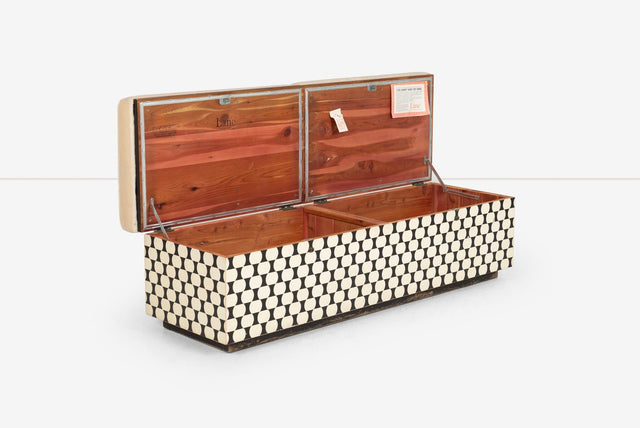 Milo Baughman Storage Bench