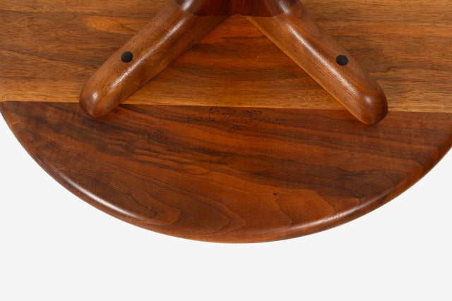 Sam Maloof American Craft Occasional Table in Oiled Walnut 1990c.