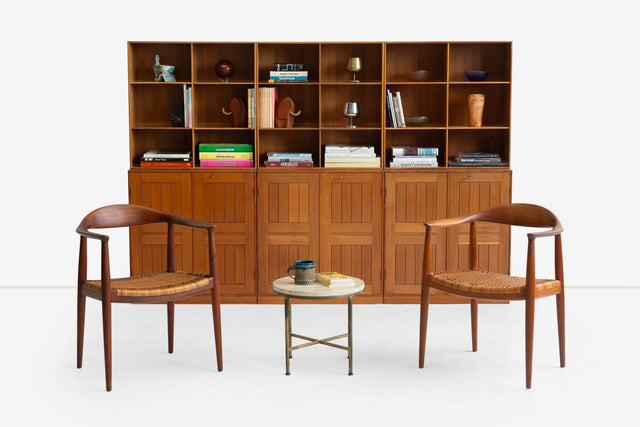Mogens Koch Cabinets, Set of Six, for Rud Rasmussens Snedkerier, Denmark, 1960