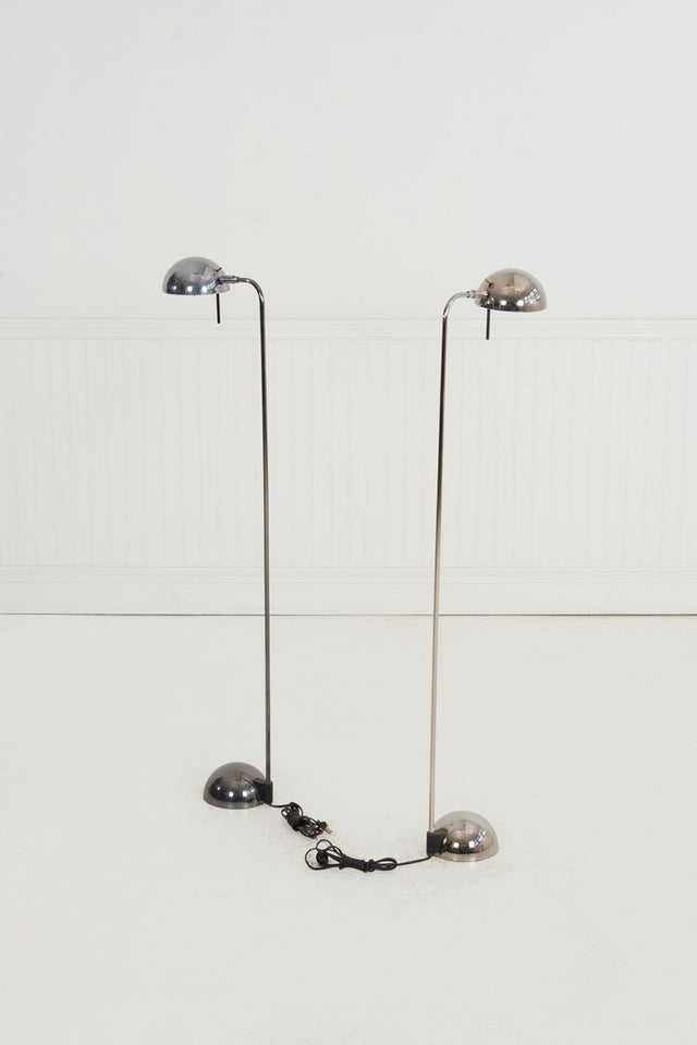 Pair of Floor Lamps by Robert Sonneman for George Kovacs, USA, 1987