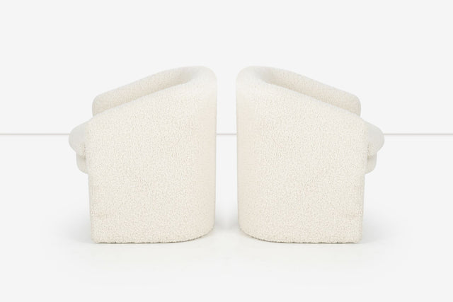 Pair of Milo Baughman Style Lounge Chairs