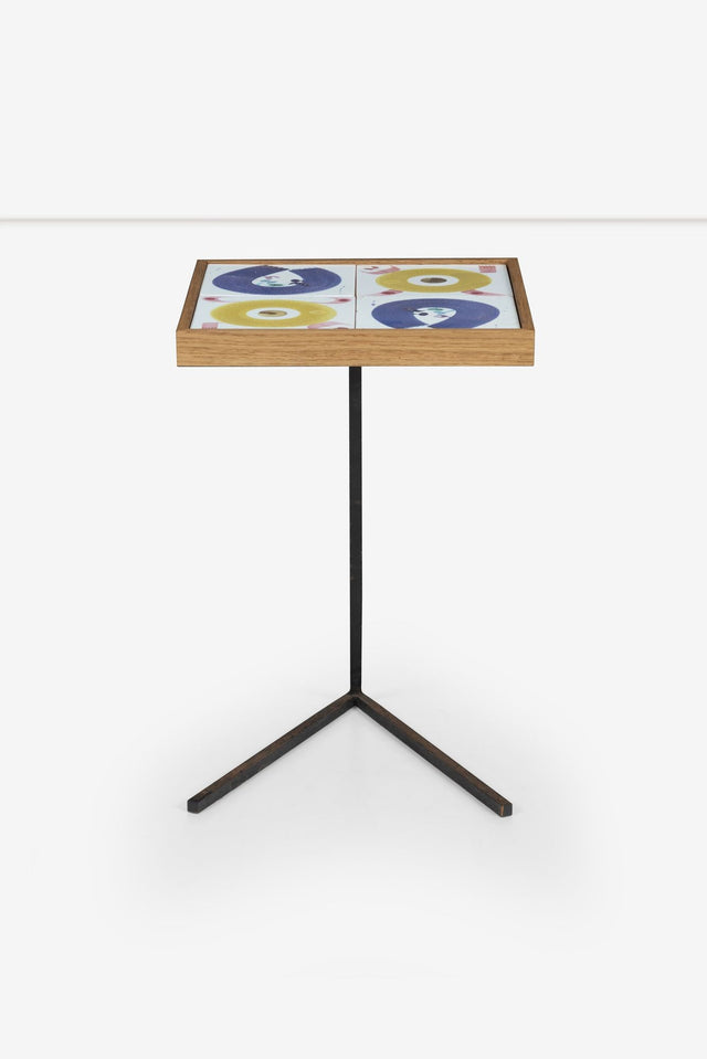 Stir Lindberg for Gustavsberg Custom Tile Top Side Table