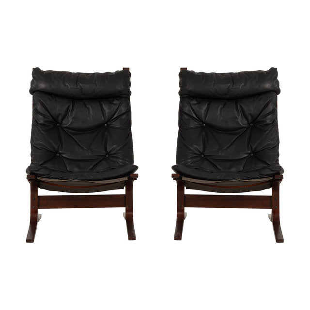Pair of Siesta Chairs by Ingmar Relling for Westnofa Norway, 1960s