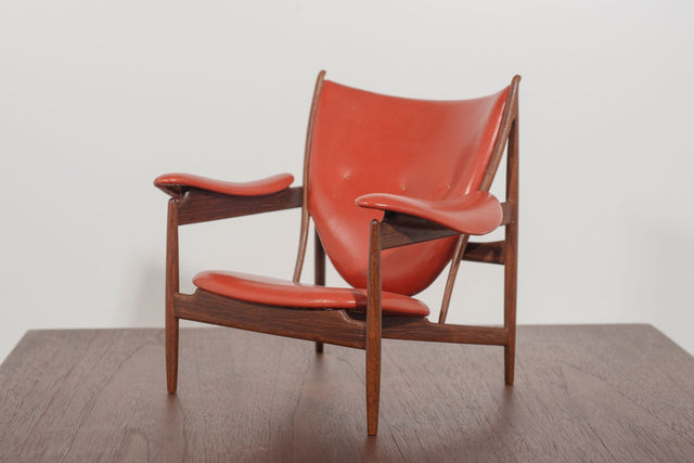 Handmade Miniature of Finn Juhl’s Chieftain Chair, Japan