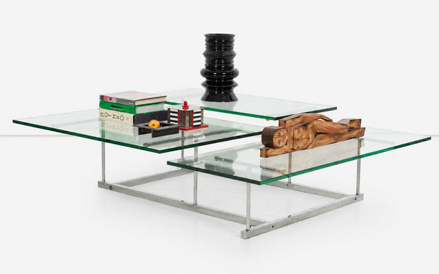 Gerald McCabe Rare Multi-Plane Coffee Table 1981