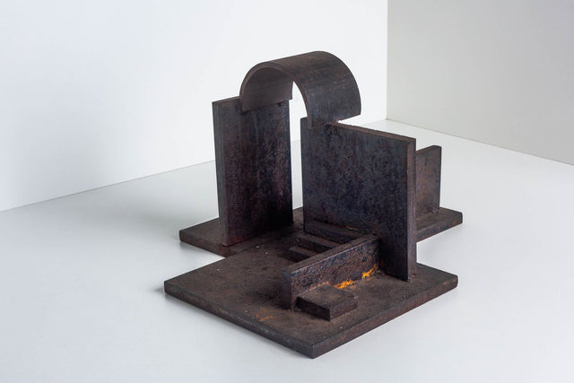 Tony Rosenthal " INGATHERING MAQUETTE" Welded Steel Architectural Sculpture