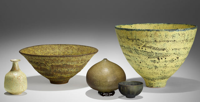 Gertrud and Otto Natzler Monumental Studio Bowl 1956