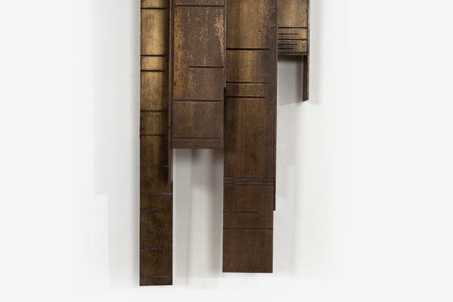 Bronze Geometric Wall Sconces