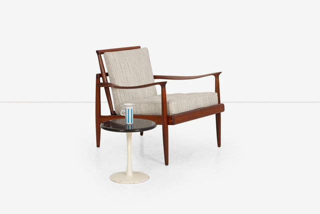 Sam Maloof Hunter Lounge Chair in solid Oiled Walnut 1950s