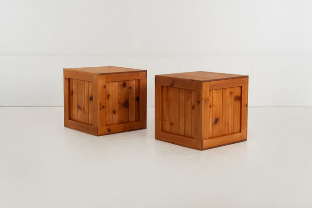 John Dickinson Crate Tables from the Firehouse, San Francisco, 1970