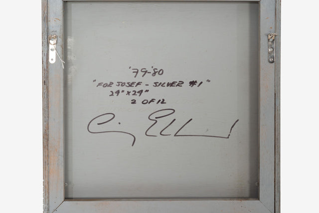 Craig Ellwood Painting Titled "For Josef - Silver #1"