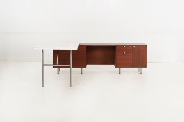 George Nelson for Herman Miller Executive Office Desk and Return, 1955