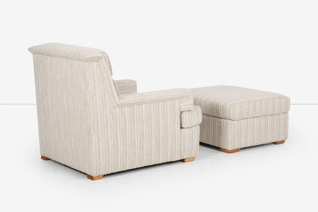 Paul Laszlo for Brown Saltman Lounge and Chair and Ottoman